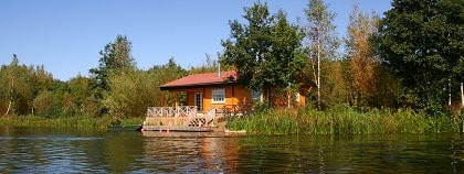 log cabin in The Cotswolds