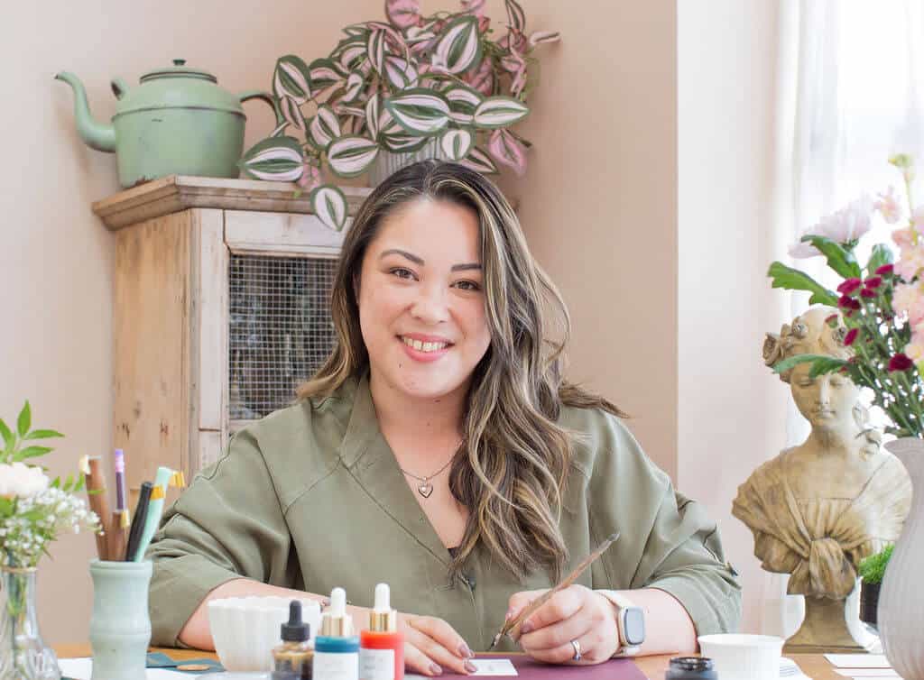 calligraphy hen parties in the Cotswolds