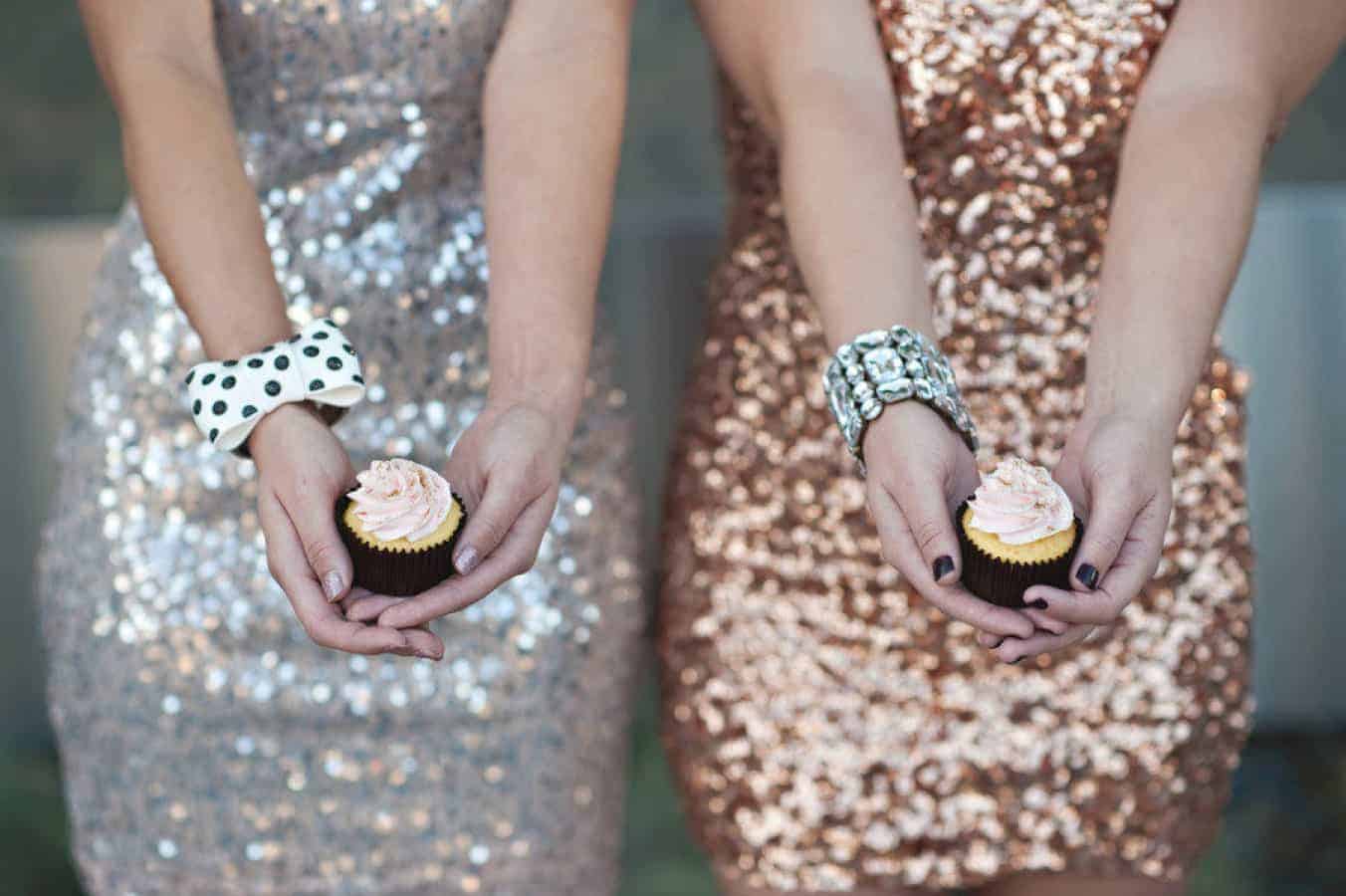 Learn how to host a gold and glittery hen party!