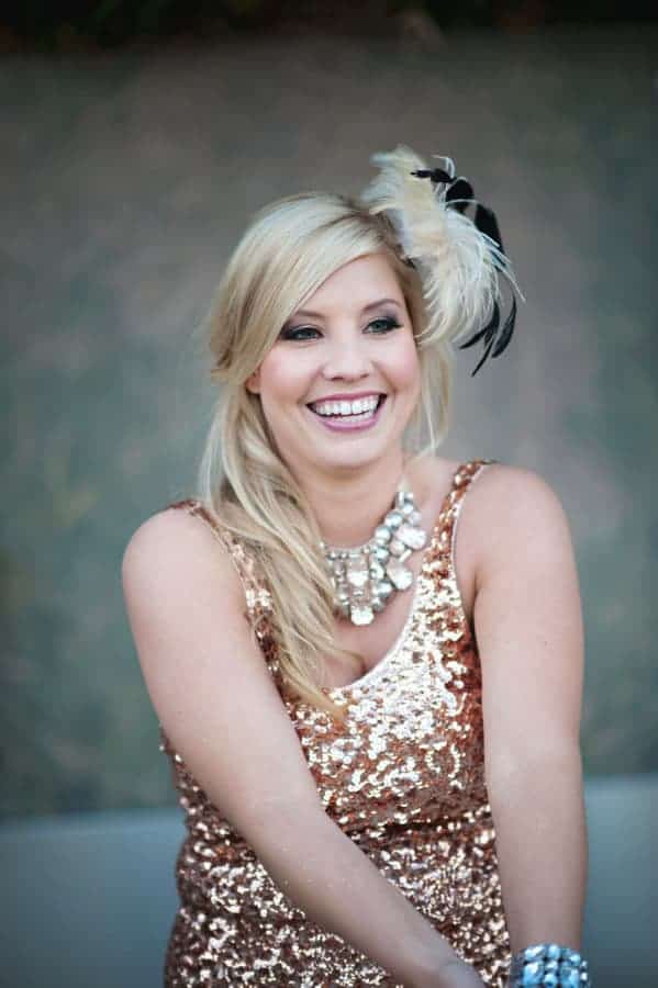 Learn how to host a gold and glittery hen party!