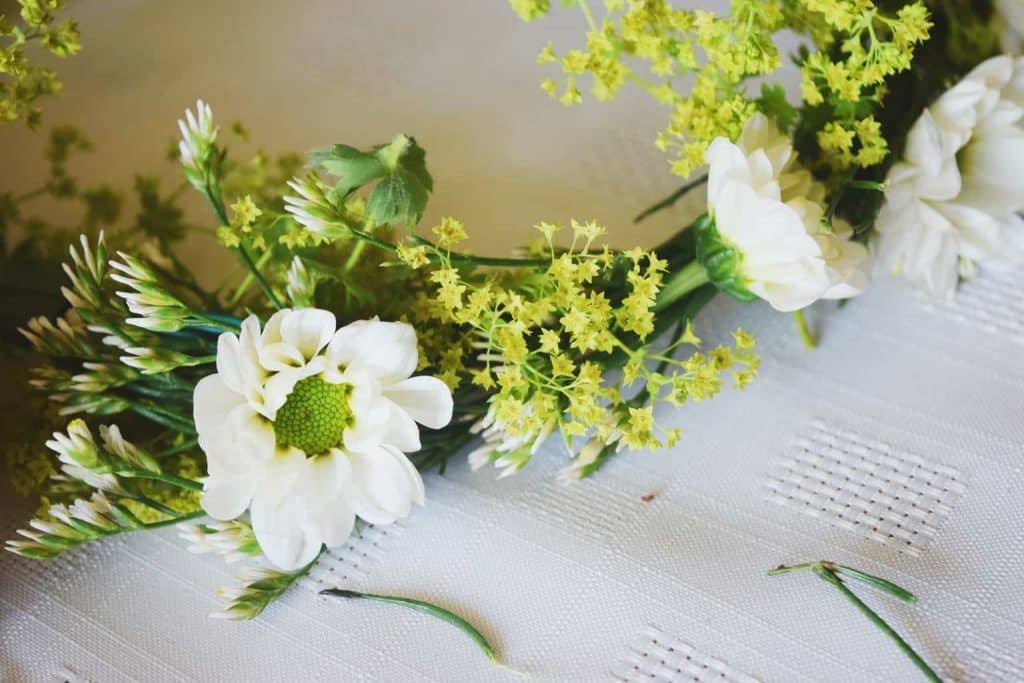hen party flower crown workshop Somerset