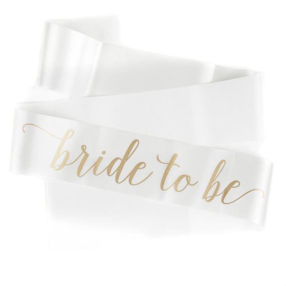 classy hen party sash