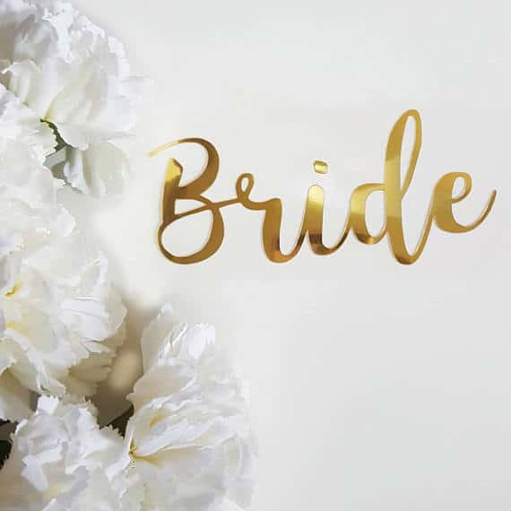Bride Iron On T Shirt Transfer