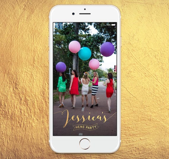 Personalised Hen Party Snapchat Filters