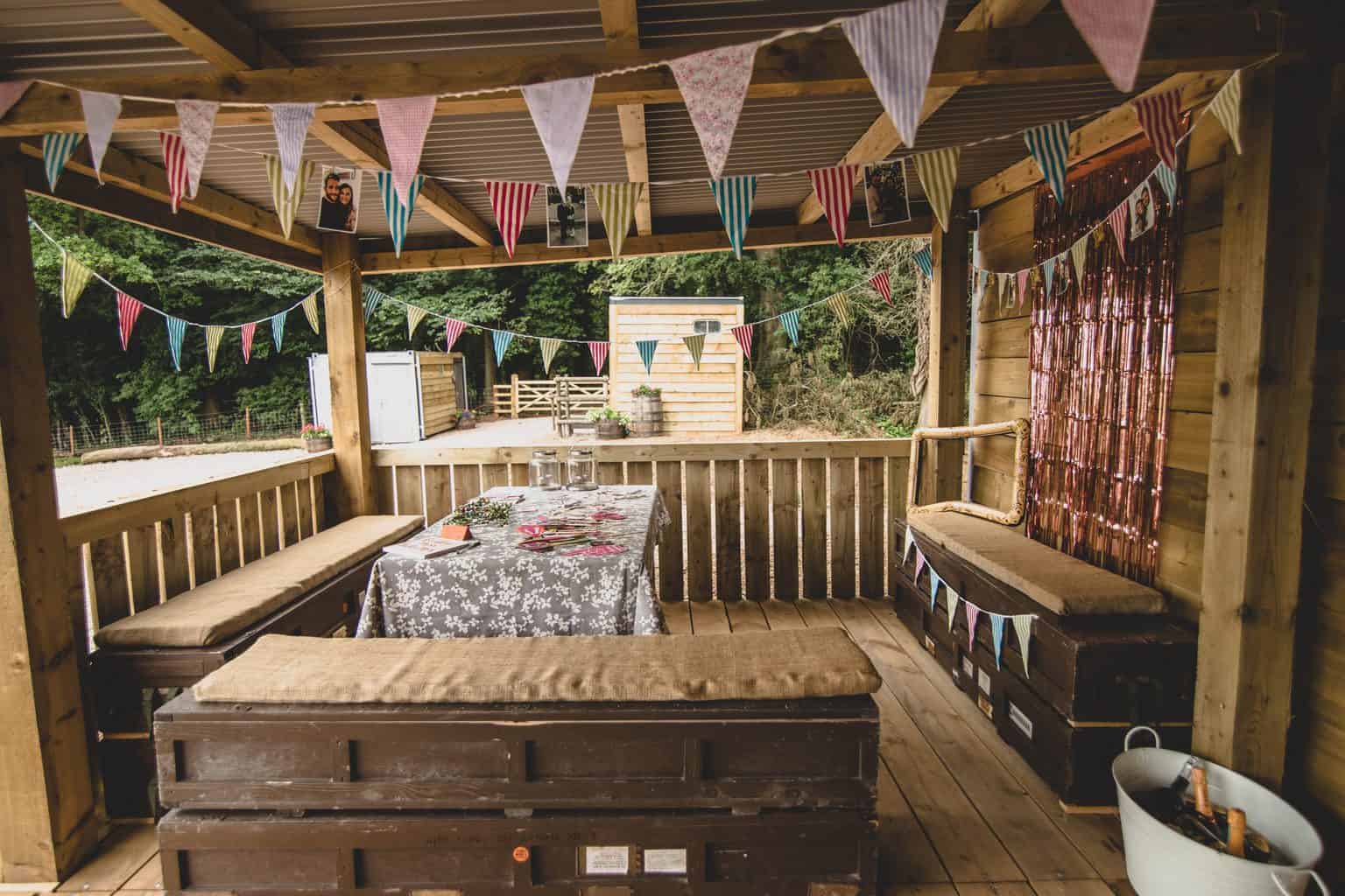 hen party glamping in staffordshire