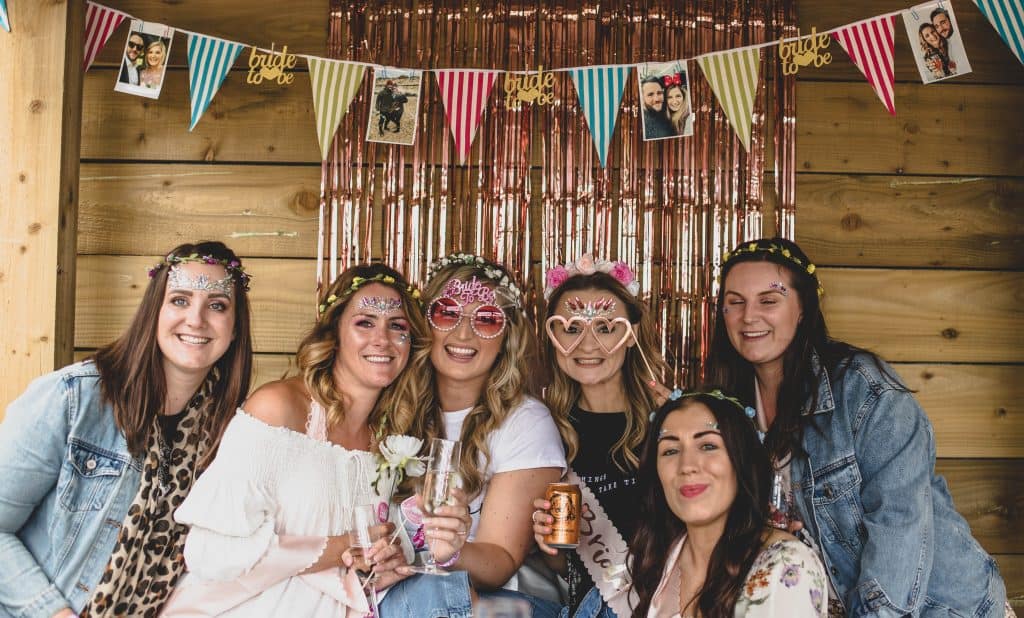 hen party glamping in staffordshire