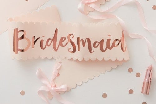 Bridesmaid Hen Party Sash