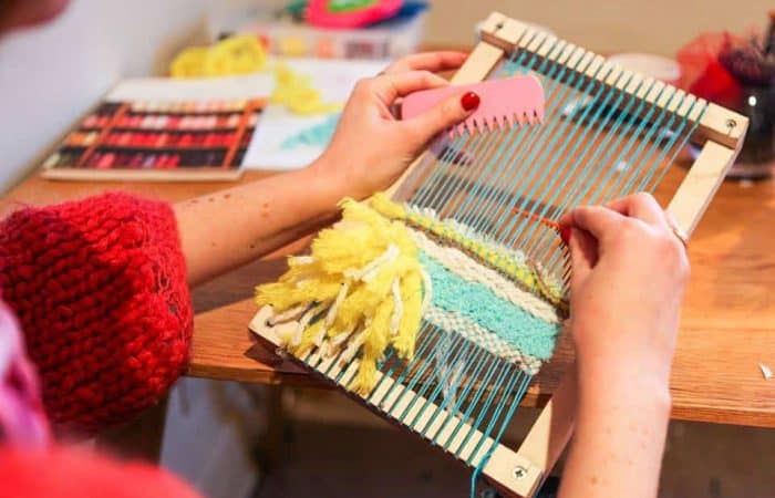 London loom weaving workshop