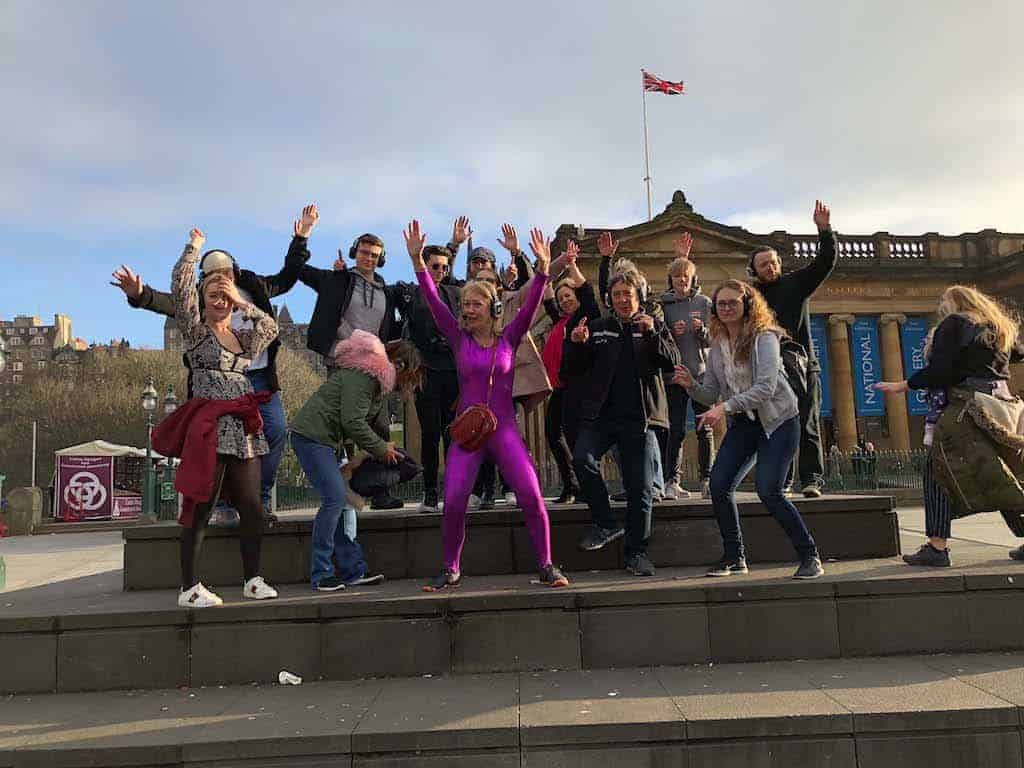 silent disco walking tour London