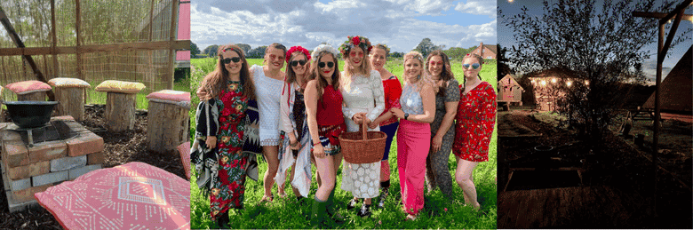 hen party glamping yorkshire