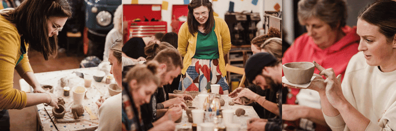 yorkshire pottery hen party workshop