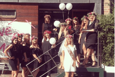 manchester hen party flower crowns