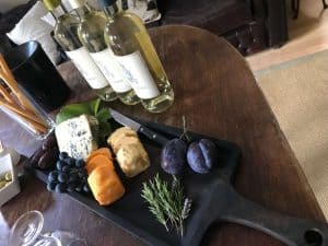 Wine tasting and cheese board hen party