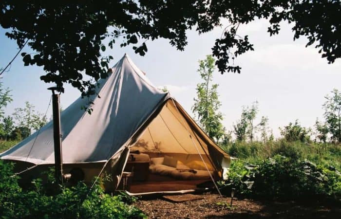 hen party glamping bath