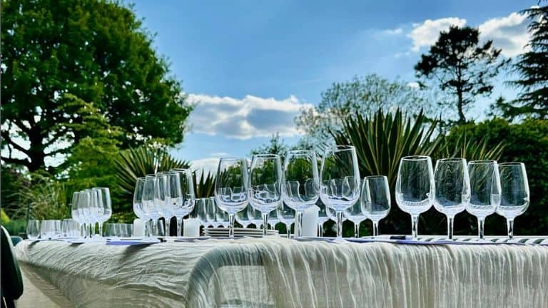 wine tasting hen party group in Cotswolds