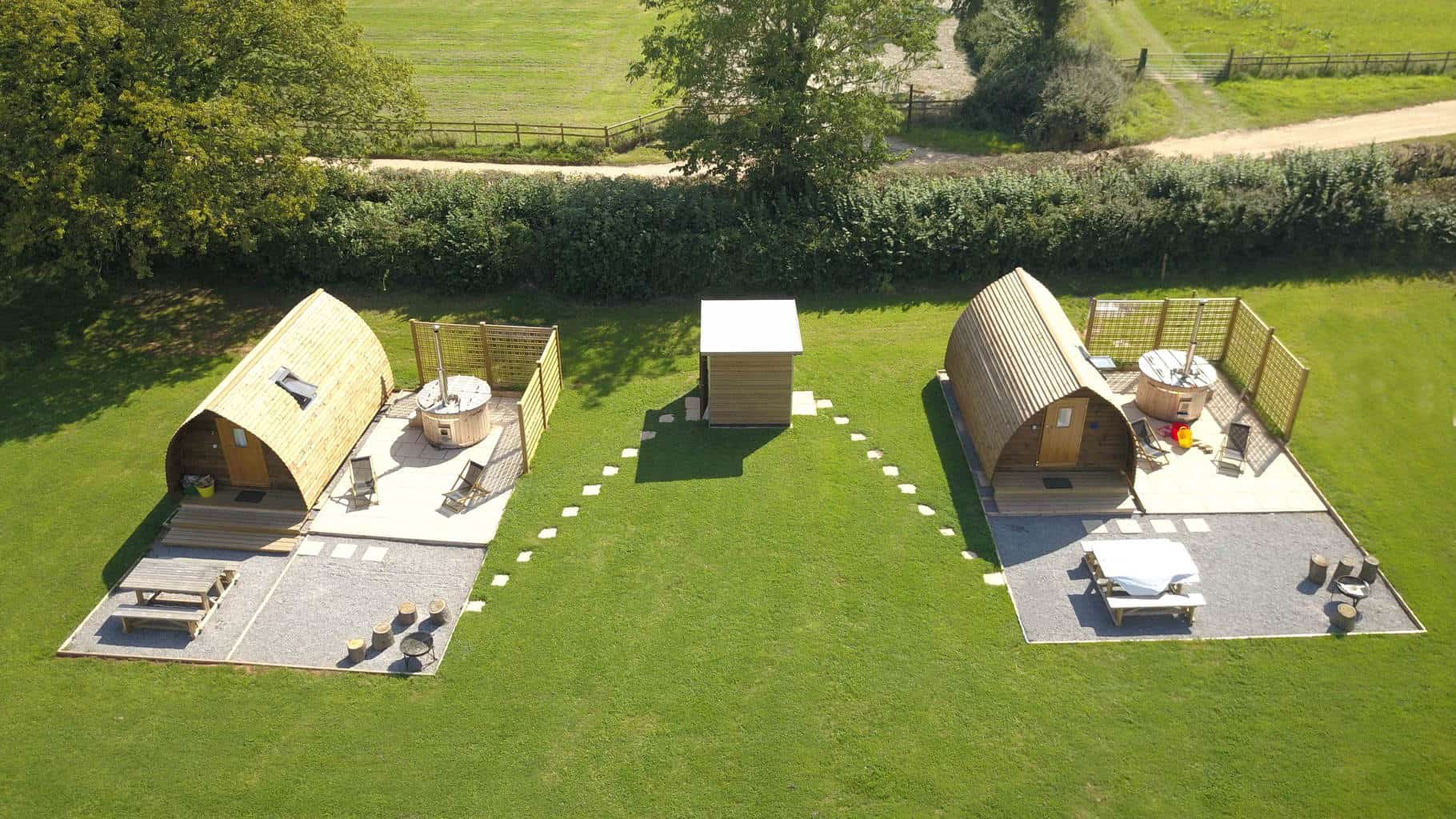 vineyard glamping lodges