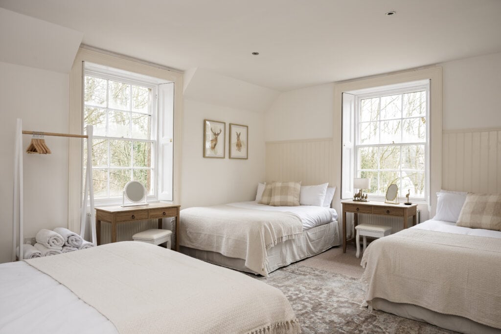 bedroom in party cottage
