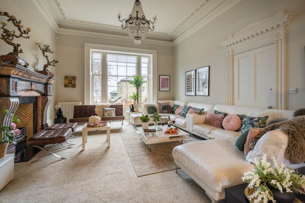 living room hen party accommodation yorkshire