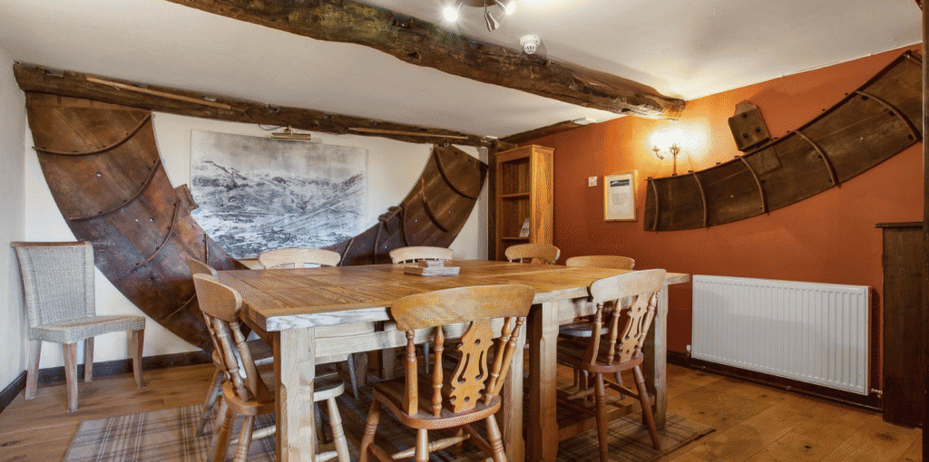 lake district hen party cottage dining room