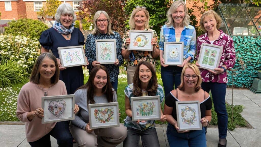Painting hen parties in the cotswolds