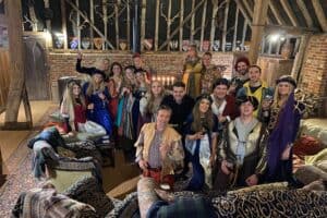 tudor hen party dress up in Suffolk
