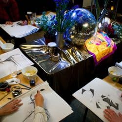 Still Life Drawing Hen Parties in London – The Mark Makers