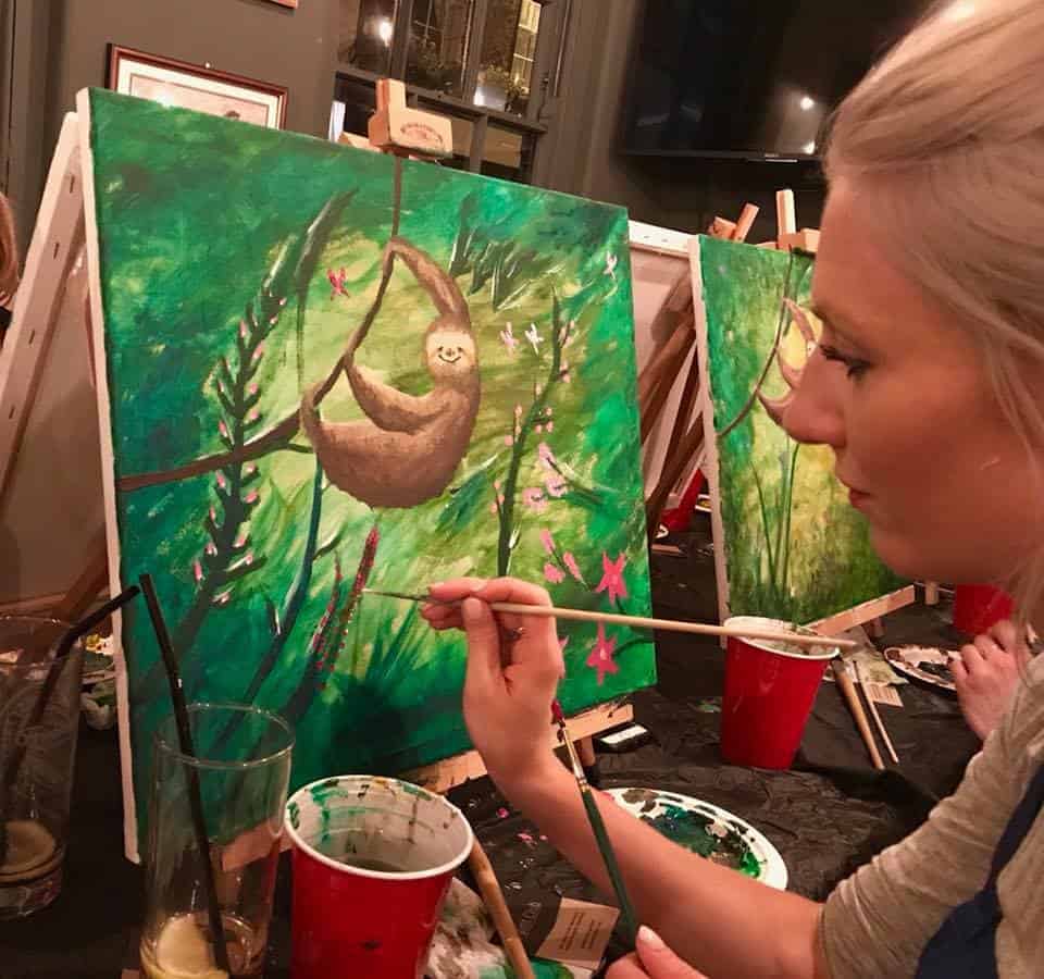 painting hen party Brighton